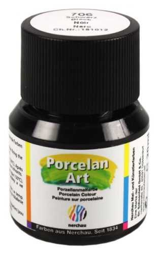 Barva na porcelán Nerchau - 20 ml - černá