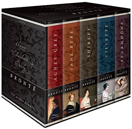 Brontë - Die großen Romane (im Schuber) - Agnes Grey - Jane Eyre - Villette - Shirley - Sturmhöhe  - Brontëová Emily