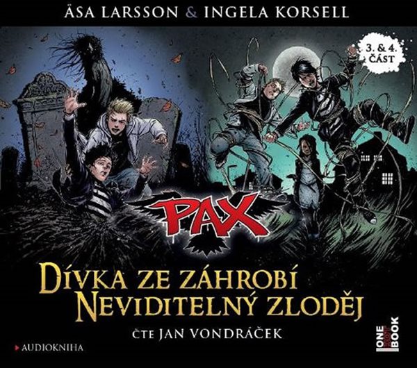 CD Pax 3 & 4 - Dívka ze záhrobí & Neviditelný zloděj - Larssonová Asa