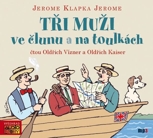 CD Tři muži ve člunu a Tři muži na toulkách - Jerome Jerome Klapka