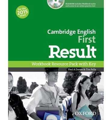 Cambridge English First Result - Workbook with Key and Audio CD - Davies