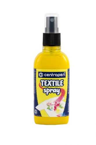 Centropen Barva na textil ve spreji 110 ml - žlutá