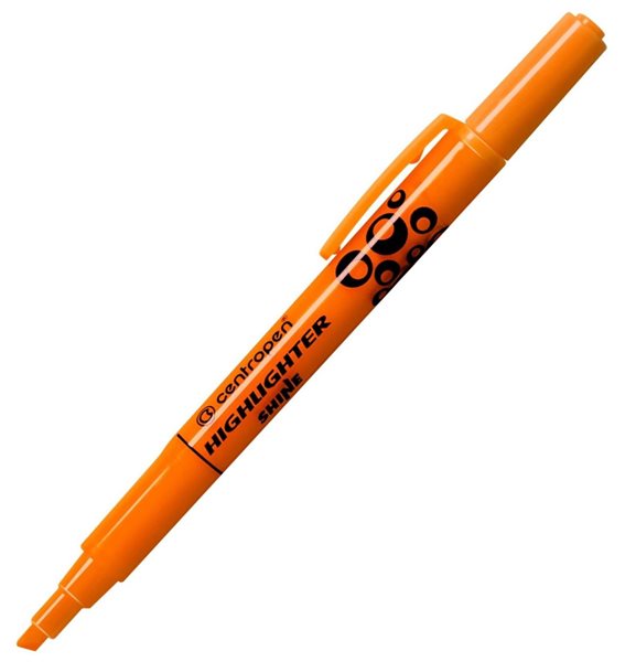 Centropen Zvýrazňovač SHINE 1-4 mm - oranžový