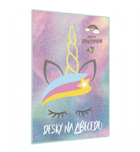 Desky na abecedu - Magical unicorn