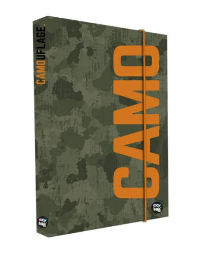 Desky na sešity s boxem A4 - Camo 2021