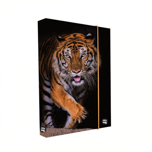 Desky na sešity s boxem A4 Jumbo - Tiger