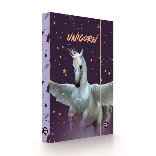 Desky na sešity s boxem A4 Jumbo - Unicorn Pegas