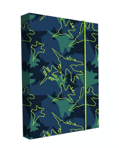 Desky na sešity s boxem A4 OXY STYLE MINI - Camo flight