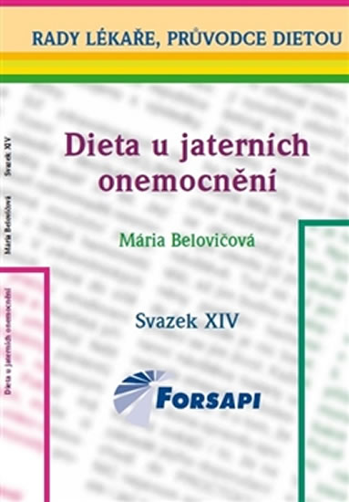 Dieta u jaterních onemocnění - Belovičová Mária