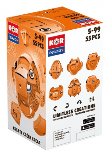 Geomag KOR Orange 55 dílů