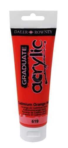 Graduate akrylová barva 120 ml - Kadmium oranžové