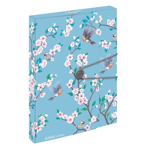 Herlitz Box na spisy Ladylike A4/4 cm PP - ptáčci