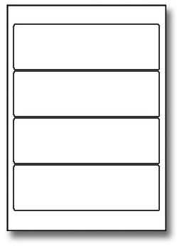 Image label Samolepicí etikety A4 100 ks - 192 × 61 mm