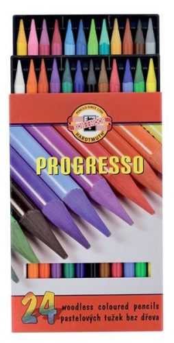 Koh-i-noor Pastelky Progresso dlouhé - 24 ks