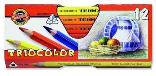 Koh-i-noor Pastelky TRIOCOLOR 3152 JUMBO - 12 barev