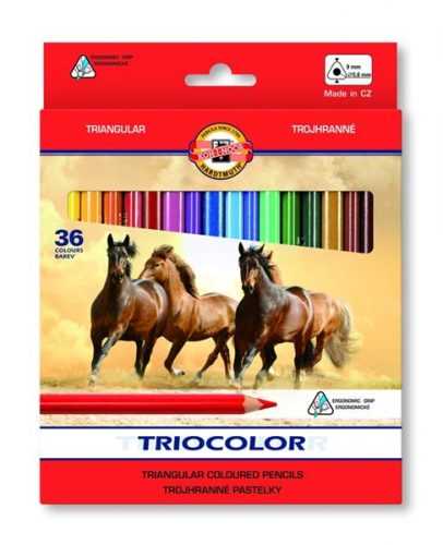 Koh-i-noor pastelky TRIOCOLOR 3145