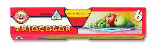 Koh-i-noor pastelky TRIOCOLOR 3151 JUMBO - 6 barev