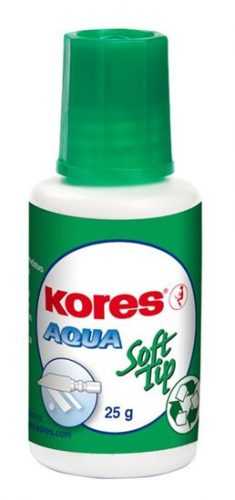 Kores Opravný lak Aqua Soft tip 25g s houbičkou