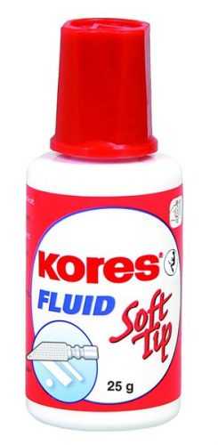 Kores Opravný lak Fluid Soft tip 25 g s houbičkou