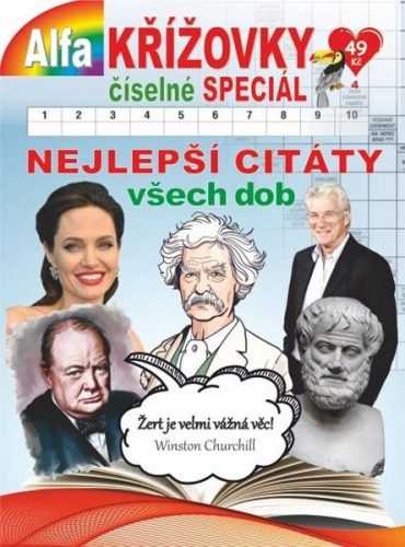 Křížovky číselné speciál 4/2020 - Nejlepší citáty všech dob - neuveden