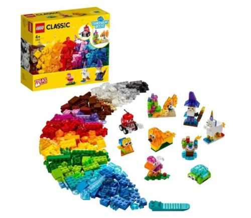 LEGO Classic 11013 Průhledné kreativní kostky