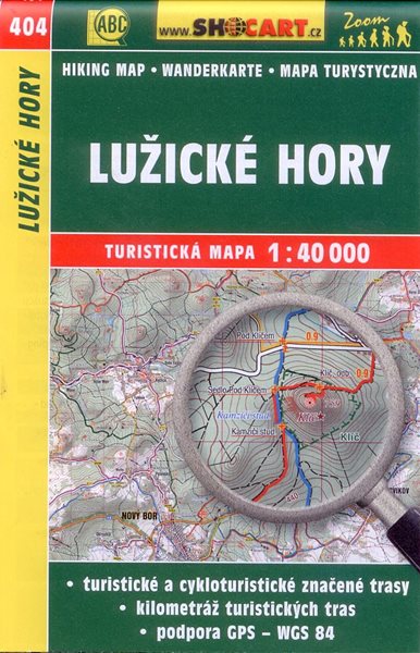 Lužické hory - mapa SHOCart č.404 - 1:40 000