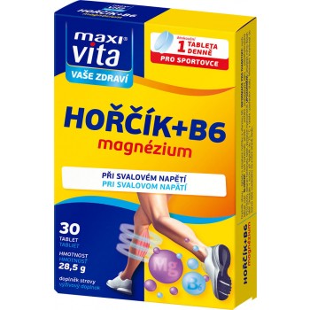 MaxiVita Hořčík + vitamin B6