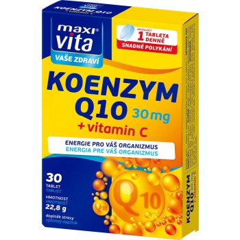 MaxiVita Koenzym Q10 30 mg + vitamin C