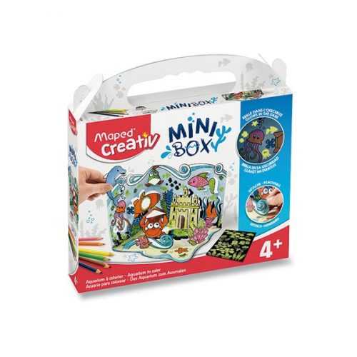 Minibox MAPED Creativ - AKVÁRIUM SE SVÍTÍCÍMI SAMOLEPKAMI