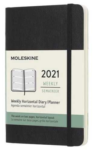 Moleskine Diář 2021 černý S