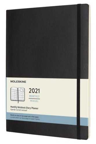 Moleskine Diář 2021 černý XL