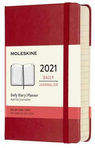 Moleskine Diář 2021 červený S