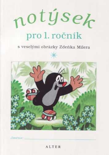 Notýsek pro 1.ročník ZŠ s veselými obrázky Zdeňka Milera /Alter/ - A5