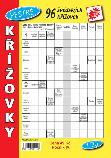 Pestré křížovky 1/2020 - neuveden