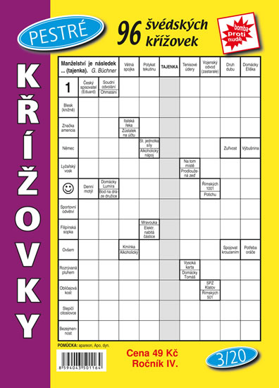 Pestré křížovky 3/2020 - neuveden