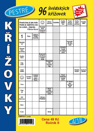 Pestré křížovky 4/18 - neuveden