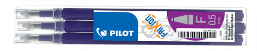 Pilot FriXion Ball 05 Náplň sada 3 ks - fialová