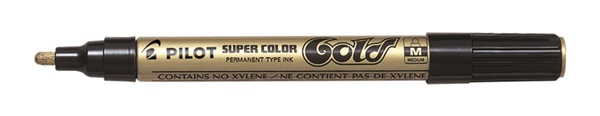 Pilot Super Color Lakový permanentní popisovač 2 mm - zlatý