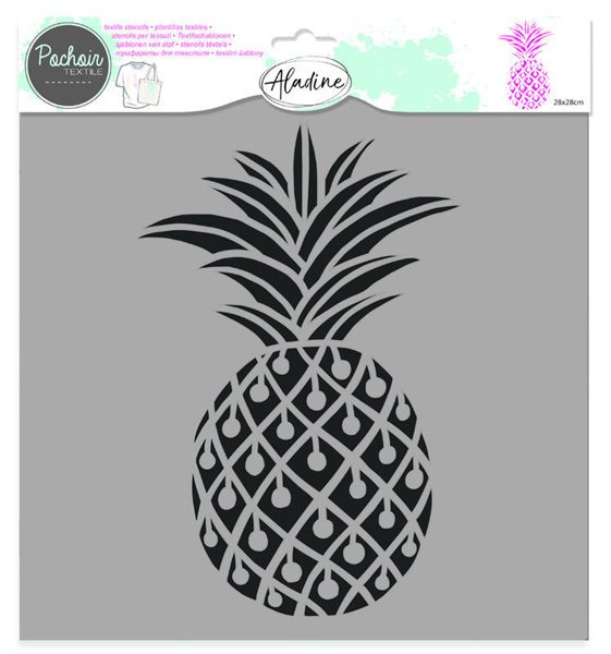 Plastová šablona Aladine - Ananas ( 28 x 28 cm )