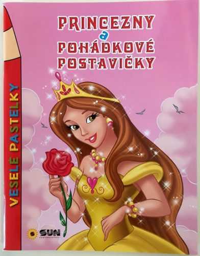 Princezny a pohádkové postavičky - Veselé pastelky - neuveden