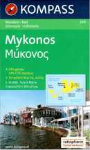 Řecko - Mykonos - mapa Kompass č.249 - 1:35 000