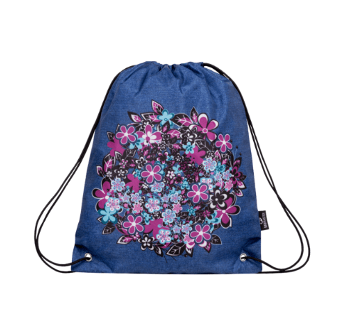 Sáček na cvičky Bagmaster - ALFA 20 A BLUE/PINK/WHITE