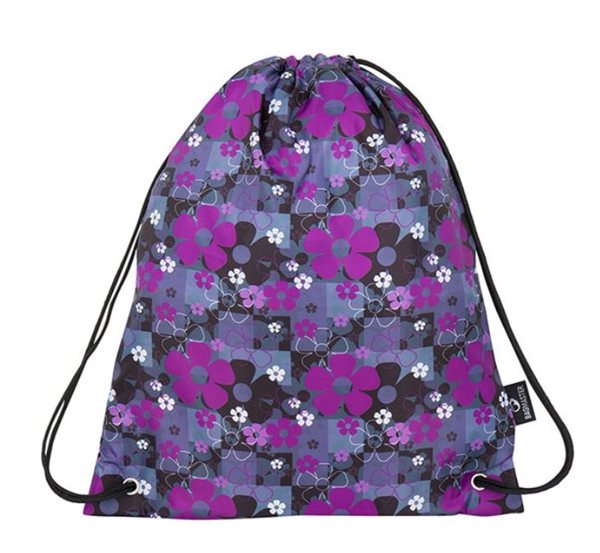 Sáček na cvičky Bagmaster - MERCURY 8 A BLACK/PINK/VIOLET