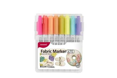 Sada popisovačů na textil Fabric Marker - 8 ks