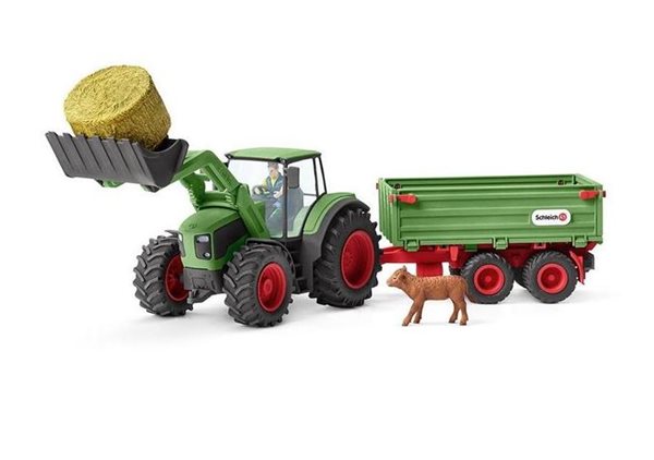 Schleich 42379 Traktor s vlekem