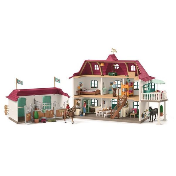 Schleich 42416 Velký dům se stájí a příslušenstvím