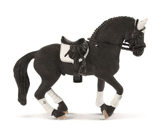 Schleich 42457 Turnajový hřebec Fríského koně