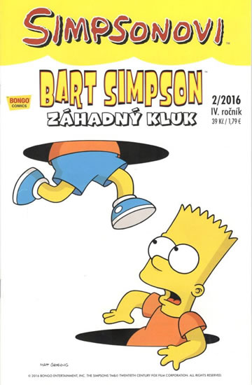 Simpsonovi - Bart Simpson 2/2016 - Záhadný kluk - Groening Matt