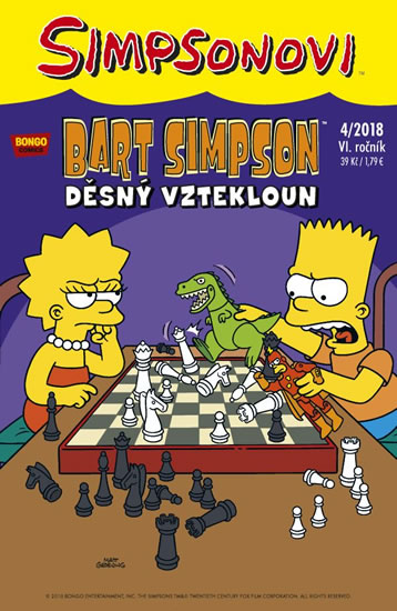 Simpsonovi - Bart Simpson 4/2018 - Děsný vztekloun - Groening Matt