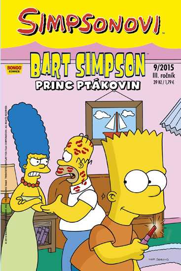 Simpsonovi - Bart Simpson 9/2015 - Princ ptákovin - Groening Matt